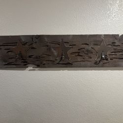 Custom Wood & Metal Coat Hanger