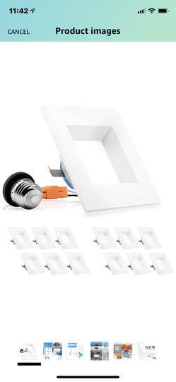 4 inch Dimmable LED Square Lights