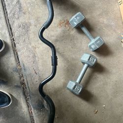 Curler & Weights