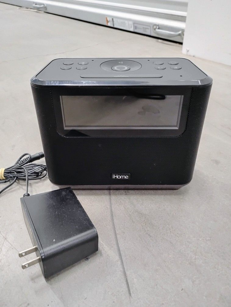 iHome iAVS16 Bedside Speaker with Alexa Built In, Bluetooth, and USB Charging, Now Supports Spotify by Voice