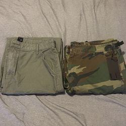 Set Of Two Cargo Pants