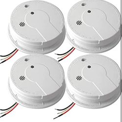 Kidde AC Hardwired Interconnect Smoke Alarm with Hush I12040 (4-Units)