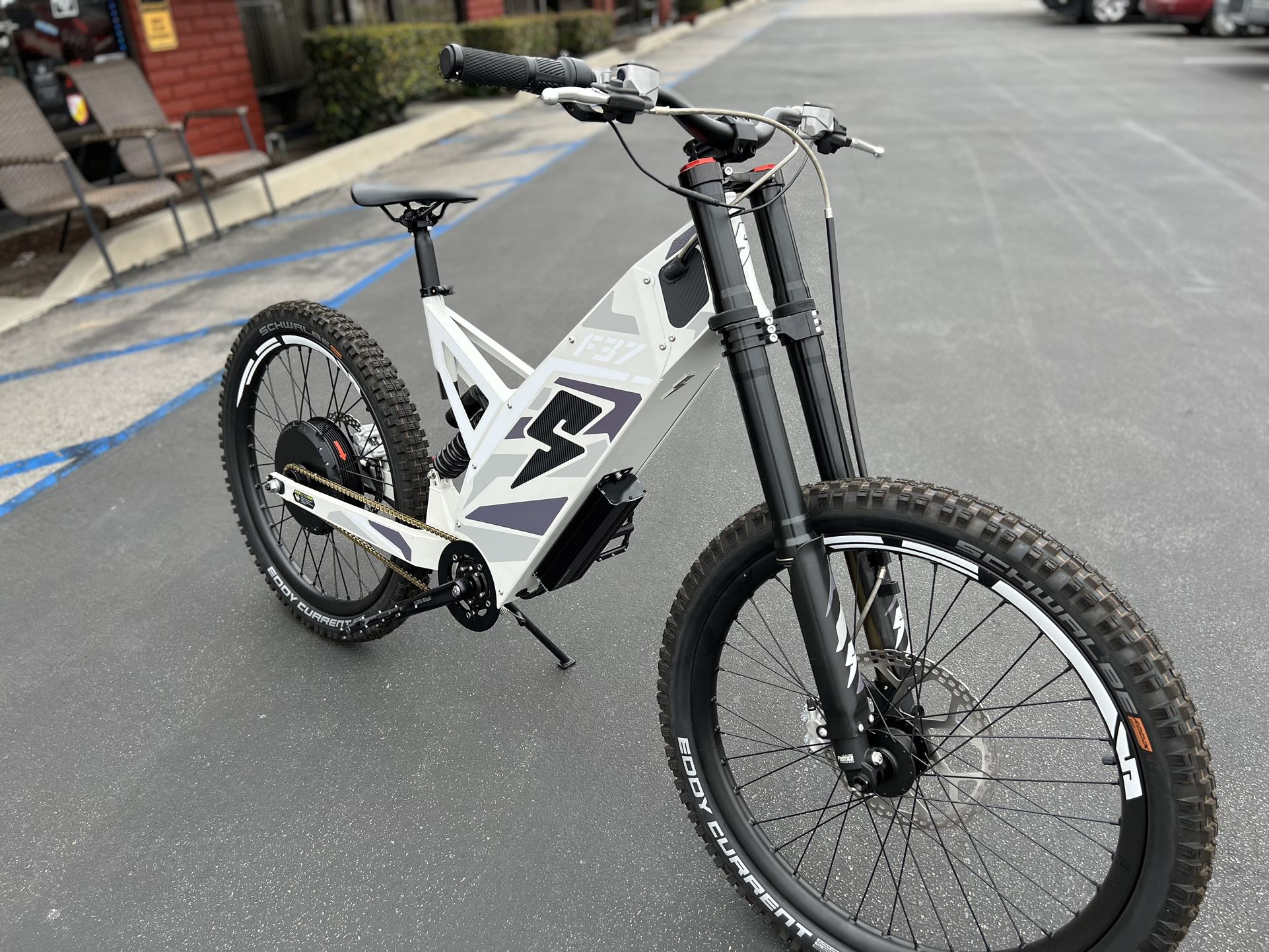 New Stealth F37 High Performance Electric Mountain Bike
