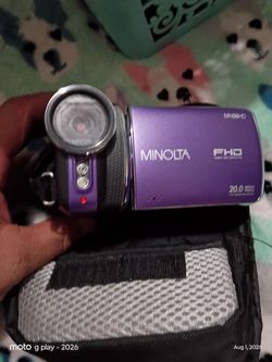 Videocamera brand new with bag 100