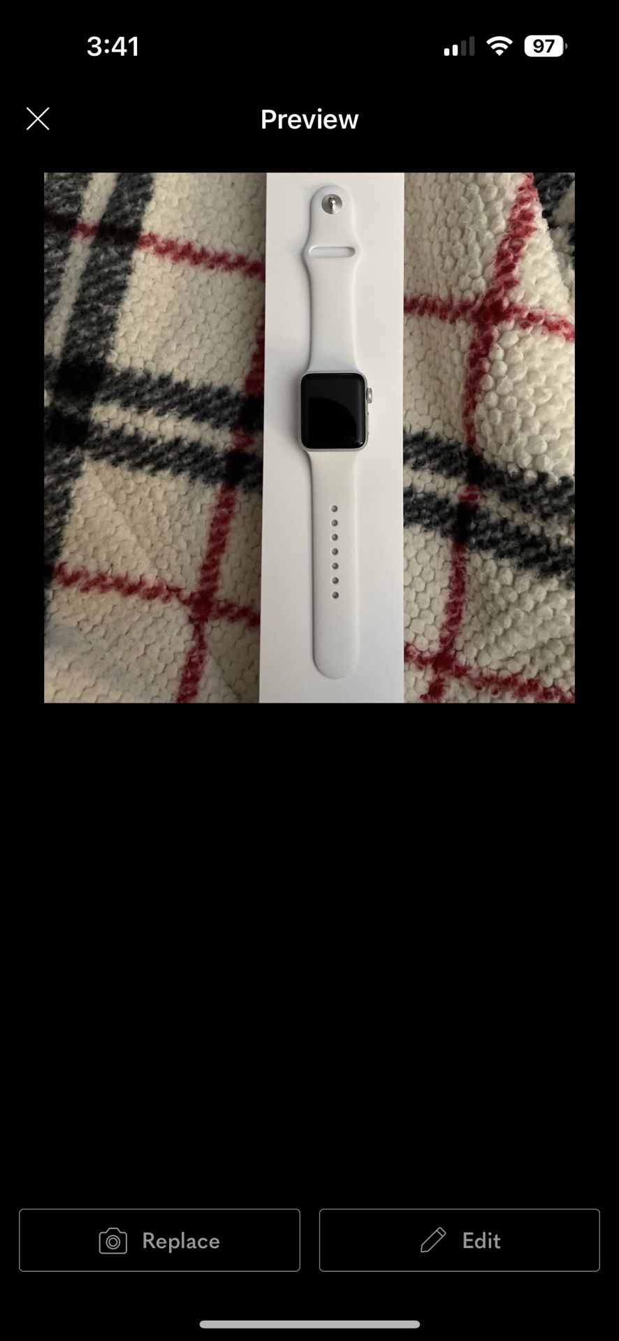 New/Never Used Series 3 Apple Watch 38mm Band