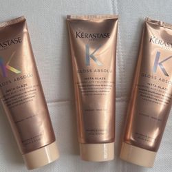 Kerastase Gloss Absolu Conditioner with hyaluronic acid,$25 ea new sealed, retail $60