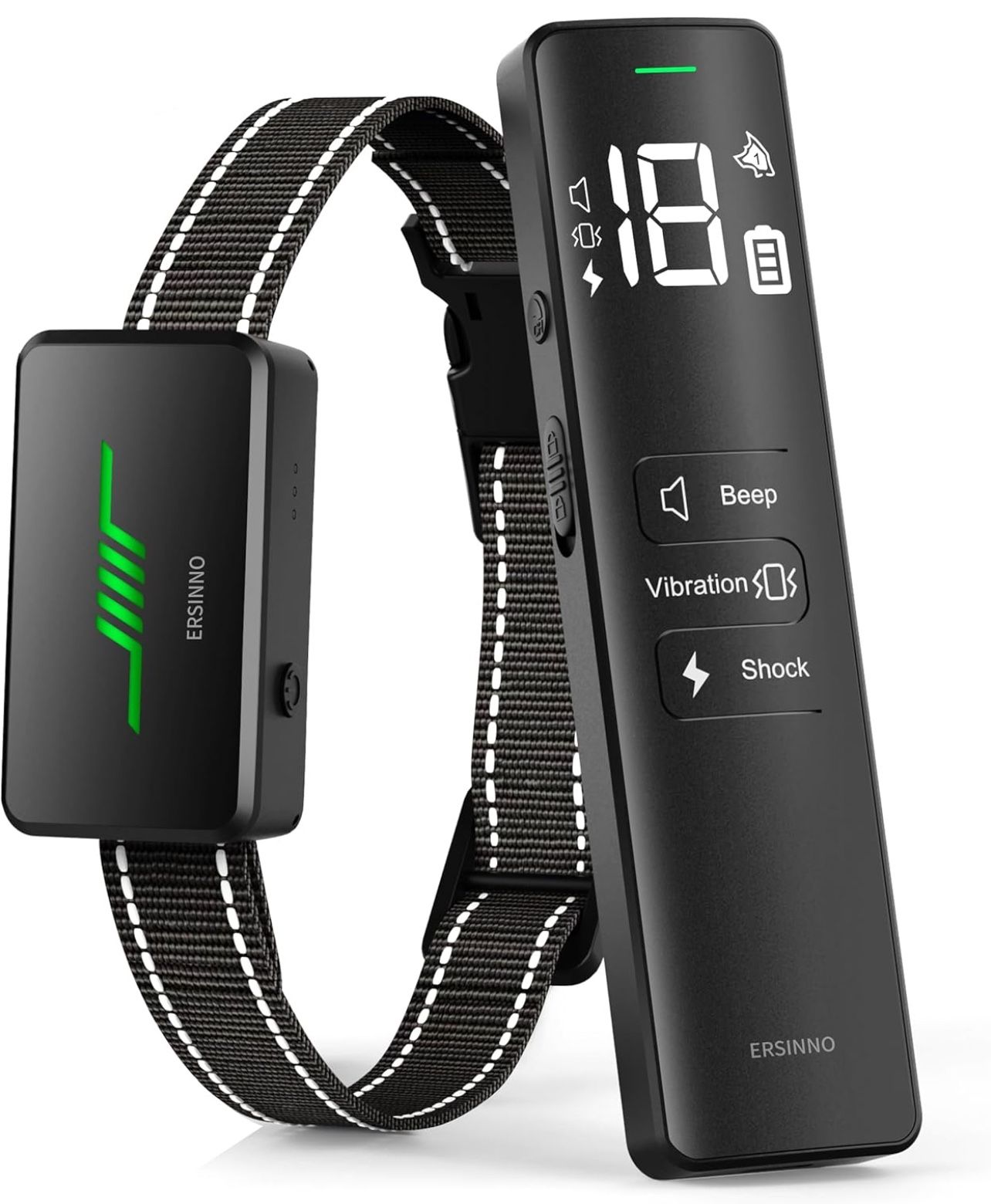 Dog Shock Collar with Remote Control - 3300Ft Dog Training Collar with Waterproof, Rechargeable Electronic bark Collar for Large Medium Small Dogs 5-1