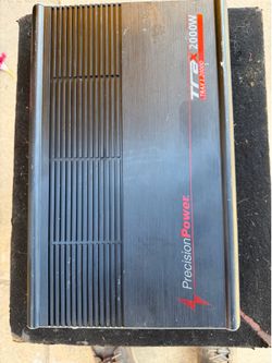 Kicker CVX 12” subwoofer and Precision Power Trax 2000w Amp