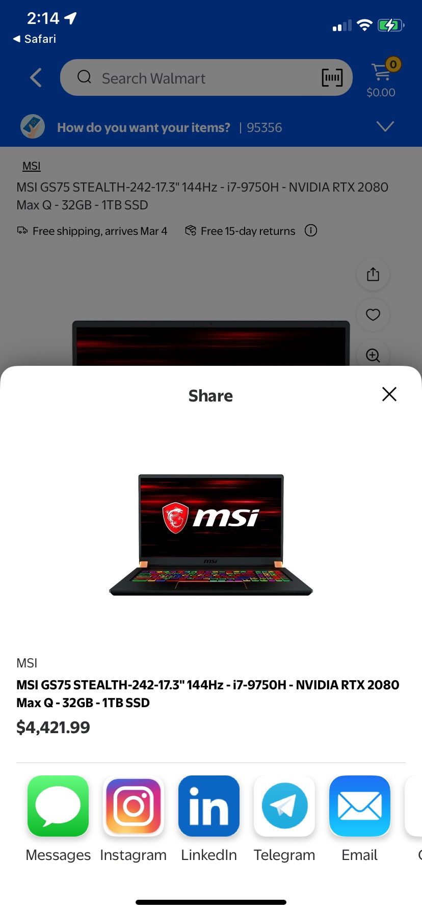 MSI Gaming Laptop