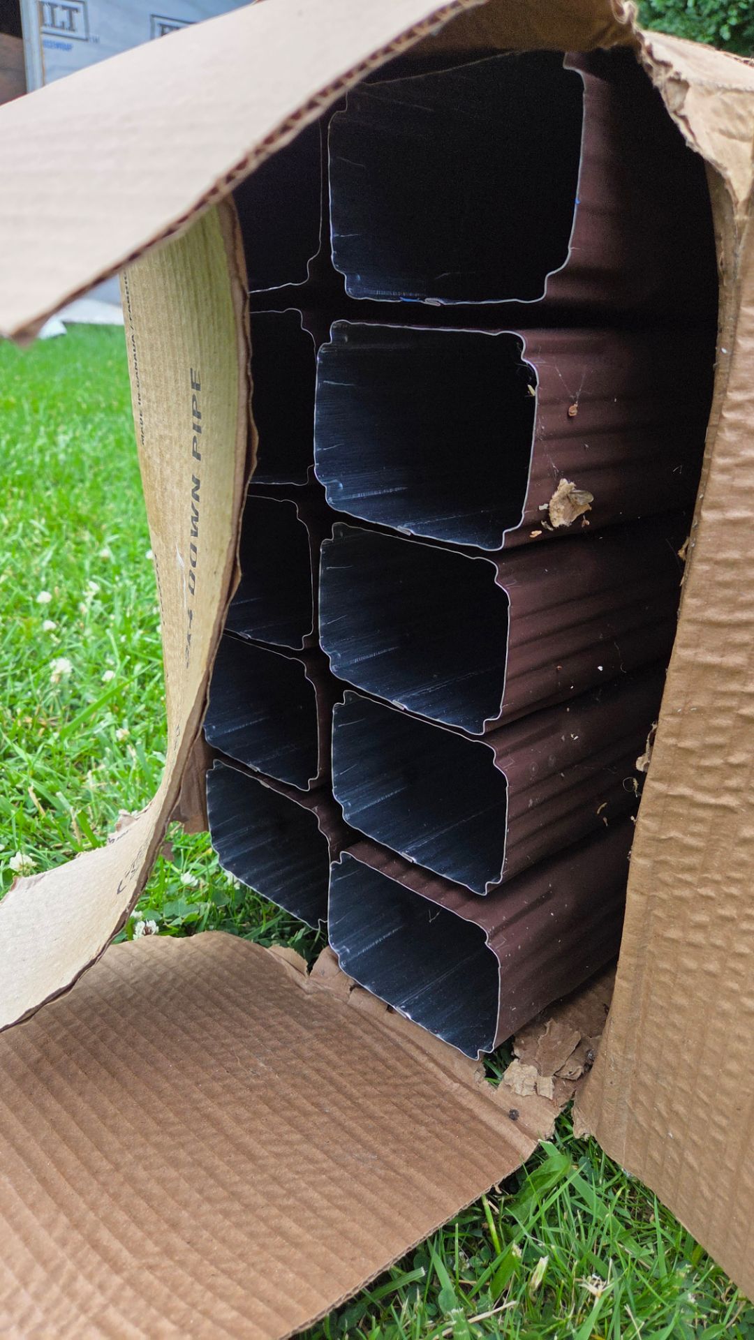 3×4 Downspout 10' Royal Brown