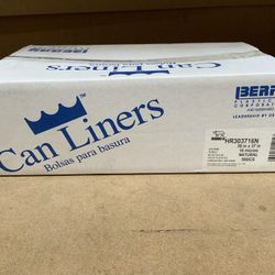 Case of 500 Berry Rhino-X Coreless Roll Liner-30x37, 16 mic, Nat.