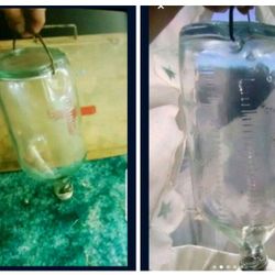 Old IV Medical Bottle