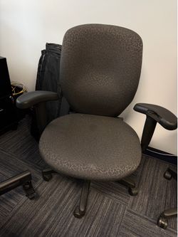 Black Fabric Office Chair