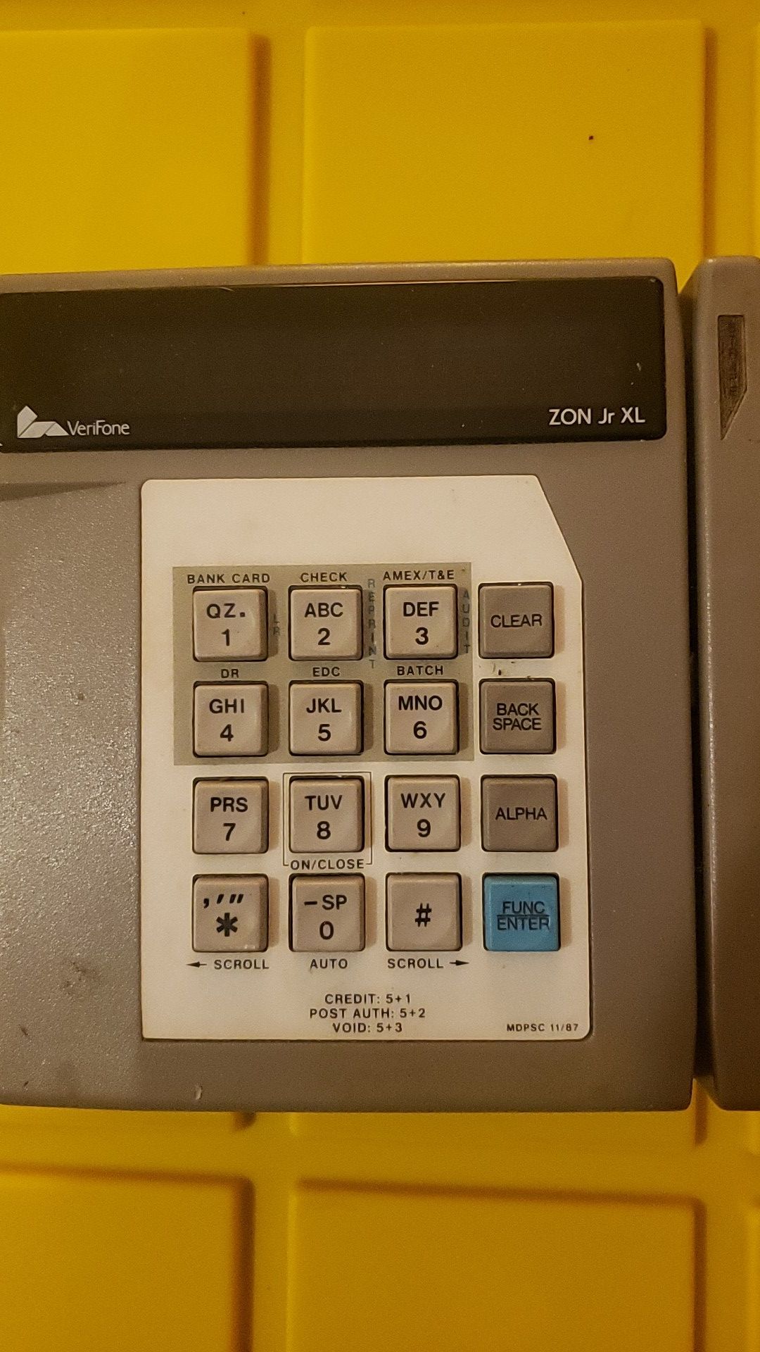 Verifone ZON Jr XL