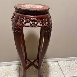 Vintage mahogany marble Table cherry wood 