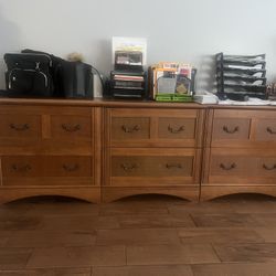 Office furniture, filing cabinet, solid wood