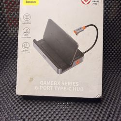 Baseus GamerX Series 6-Port USB-C Hub / Docking Station - 100W PD