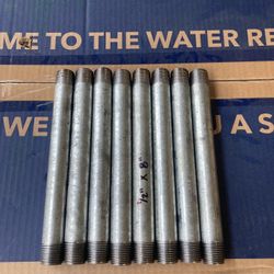 1/2 in. x 8in. Galvanized Steel Nipple$1.50 Each 1.50 Cada Uno