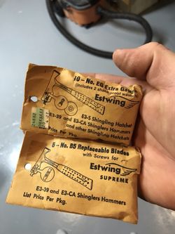 Estwing roofing hammer blades and spacers