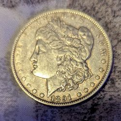 1891 Morgan Dollar New Orleans Mint