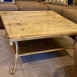 Decorative 2-Tiered Coffee Table