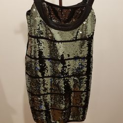 Teal Sequin Party Dress!