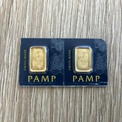 GOLD 1 GRAM BARS .9999 sold