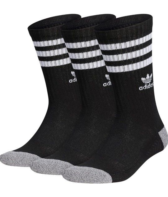 Adidas Roller Crew Socks(3-Pair)-Large