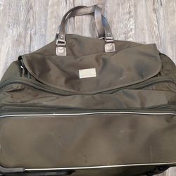 JM New York Olive luggage Roller Bag 21"


