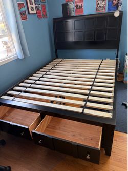Queen Bed Frame-Like New