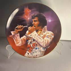 Elvis Plate Titled The King by Bradford exchange