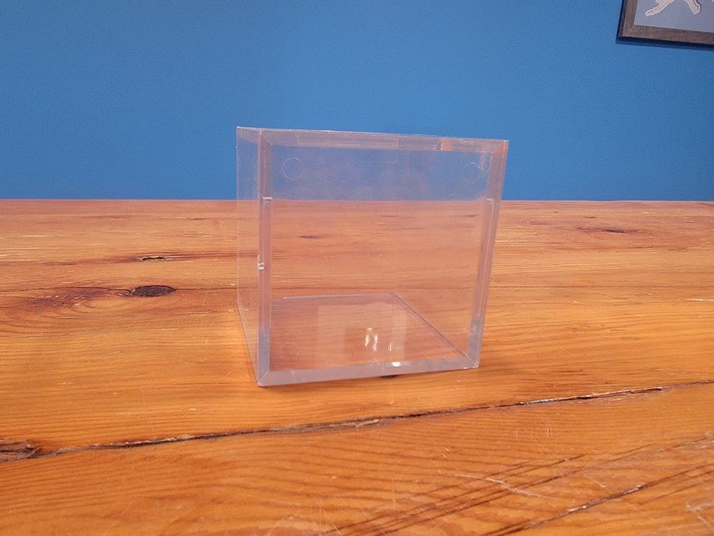 Baseball Display Case | Acrylic Baseball Cube Clear Storage Case
