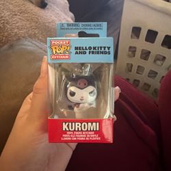 Kuromi funko pop keychain