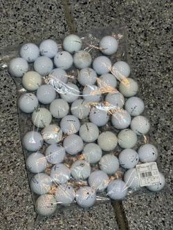 48 TOP FLITE GOLF BALLS 4 Dozen White used but good condition