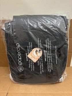 New Paperclip Baby Diaper Bag Travel Backpack with Integrated Changing Station Black