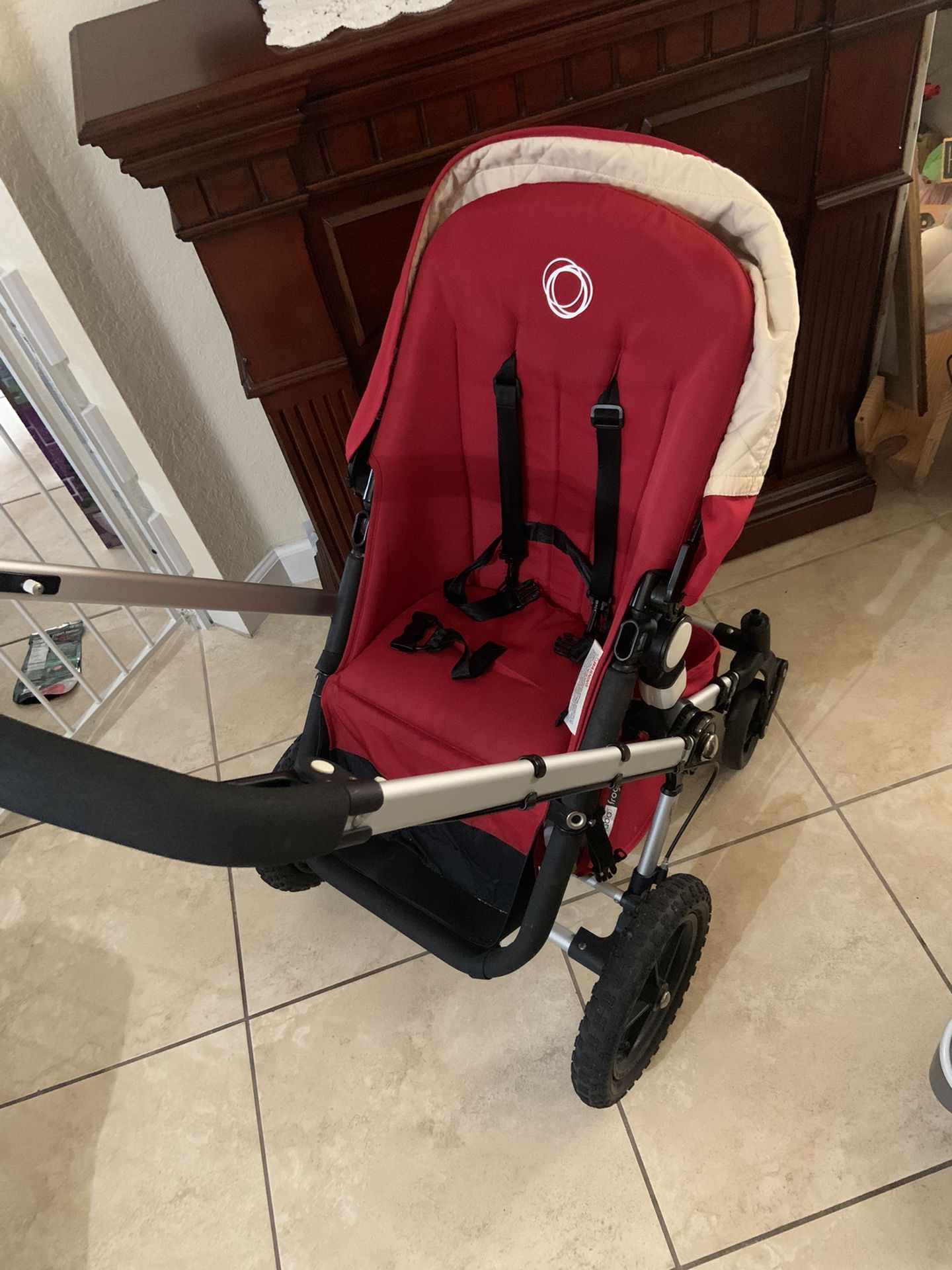 Bugaboo Frog Stroller And Bassinet Red Newborn And Toddler 