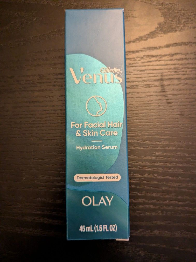 Gillette Venus For Facial Hair & Skin Care Serum Olay 45 ml 1.5 fl oz