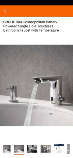 Bathroom Faucet With Temperature Control Lever StarLight Chrome Brand New Cash Or Zelle