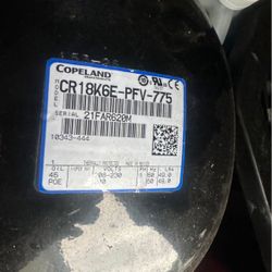 Copeland 1.5 Ton New Compressor