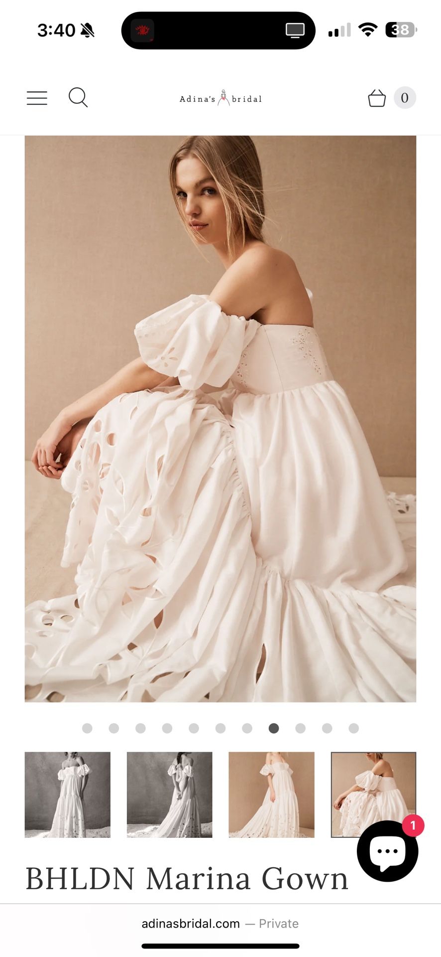*Brand new* BHLDN By Anthropologie Wedding Dress