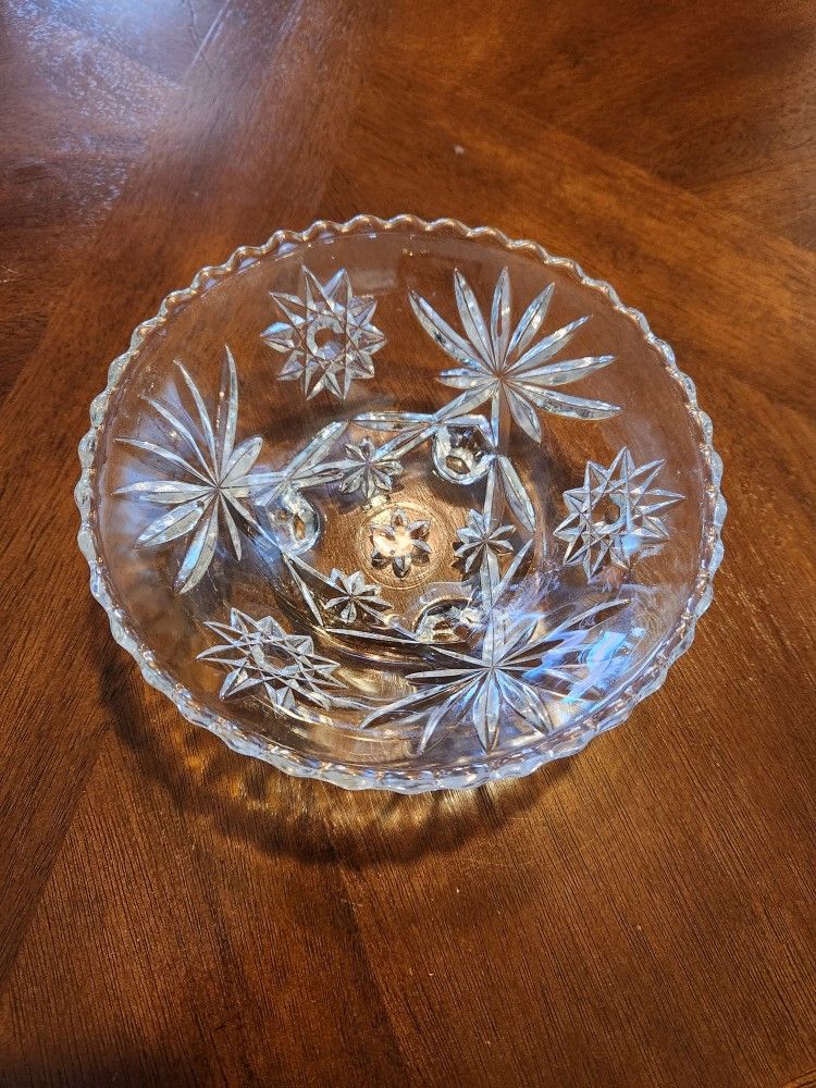 Vintage Glass Candy Dish 