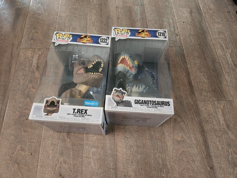 Funko Pop T-Rex And Giganotosaurus