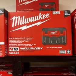 Milwaukee M18 2 Gallon Wet/dry Vacuum 