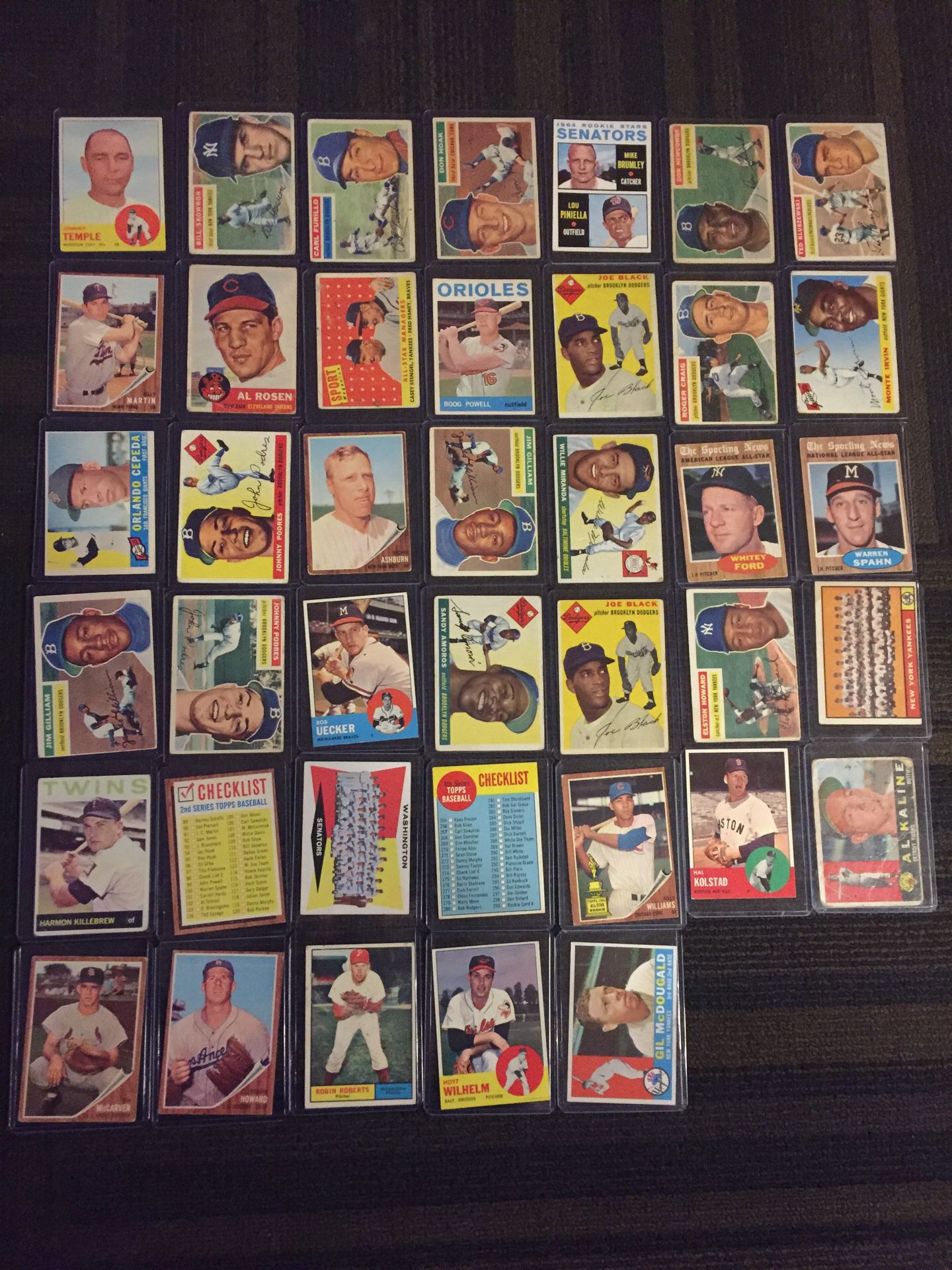 Baseball Cards Collectible 1950’s-1960’s
