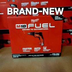 Milwaukee
M18 FUEL 18V Lithium-Ion Brushless Cordless Drywall Screw Gun (Tool-Only)