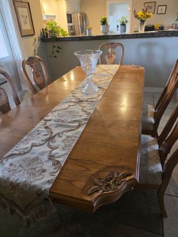 Solid Wood Dining  - Table w/ 6 Chairs