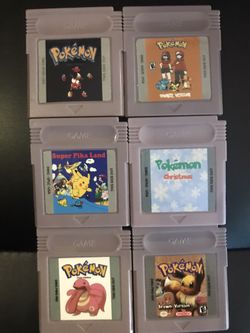 Gameboy and Gameboy color Pokémon rom hacks and homebrews