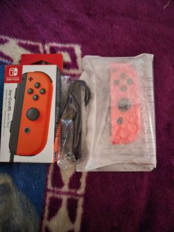Joycon neon red
