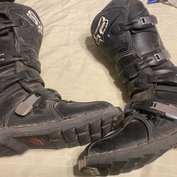 Kids Fox MX Motorcross Boots Size 6 - Fox Brand