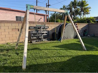 Easter Jungle Gym Swing Set